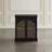 Sherree 33" Gothic Modern Arch Transitional Accent Storage Cabinet with Glass Doors-1117231164