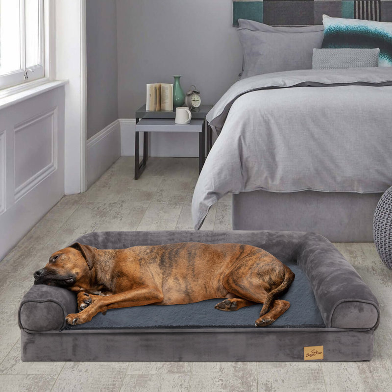 Hundebett Dog Beds Bolster Cushion,  20cm H x 120cm W x 90cm D