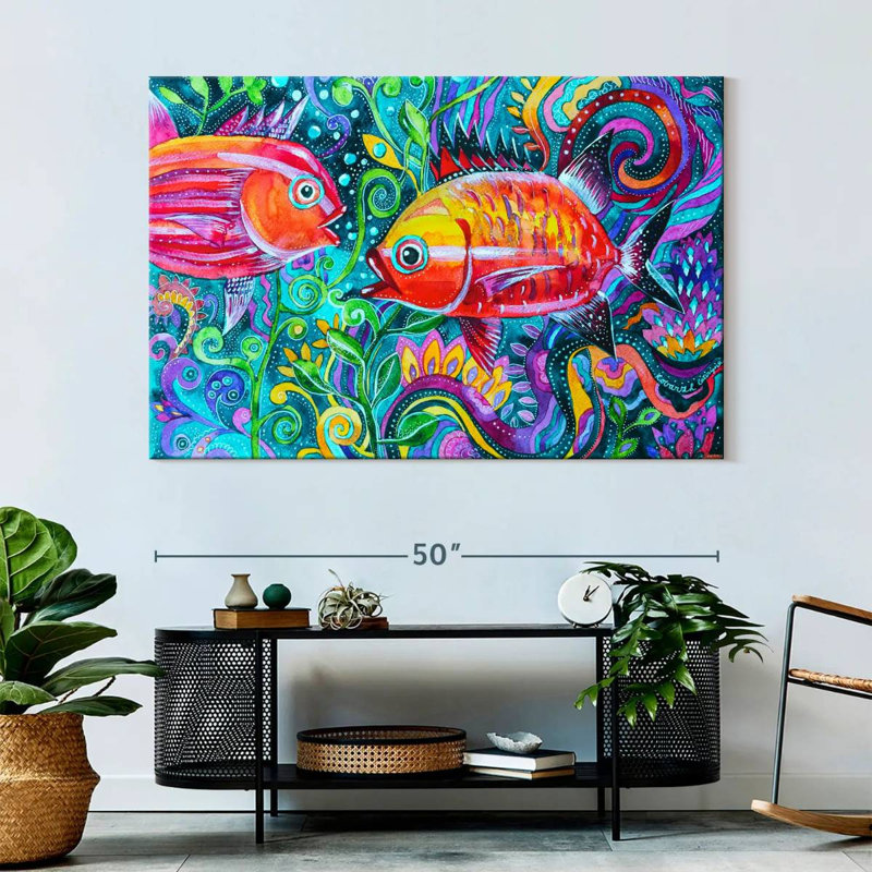 Brampt Underwater Fish, 34" H x 51" W