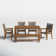 Fleur Rectangular 7 - Person 64'' Long Dining Set