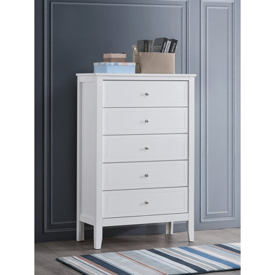 Daniel 5 Drawer Chest -White