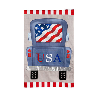Double Sided 44'' H x 28'' W Polyester House Flag