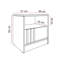 51cm W Bedside Table-2046257298