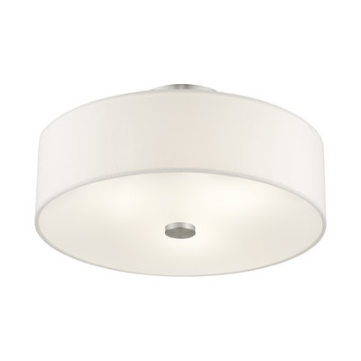 Flaire 3-Light Semi Flush Mount