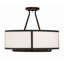 Bryant 4 Light Black Forged Ceiling Mount