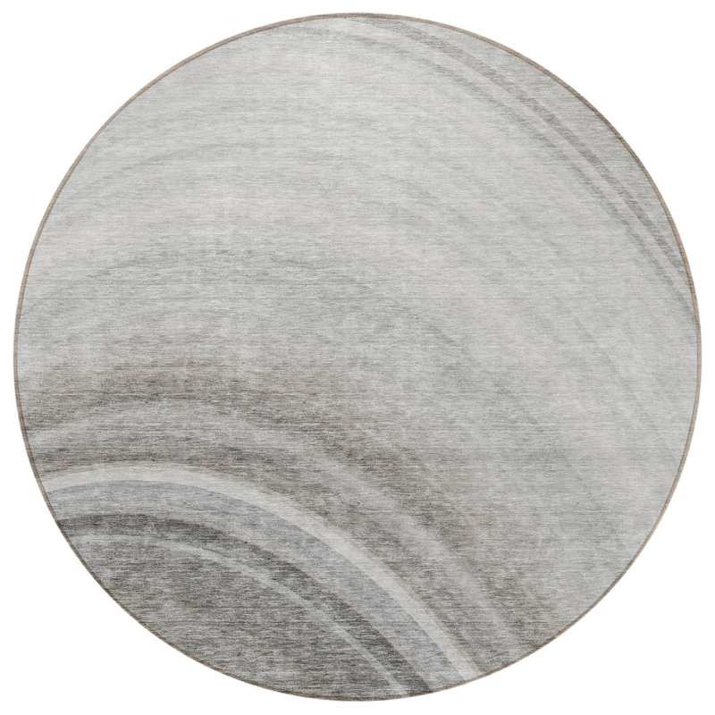 Tapis beige rond 8 po
