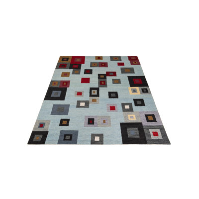 Tapis bleu clair Iverson