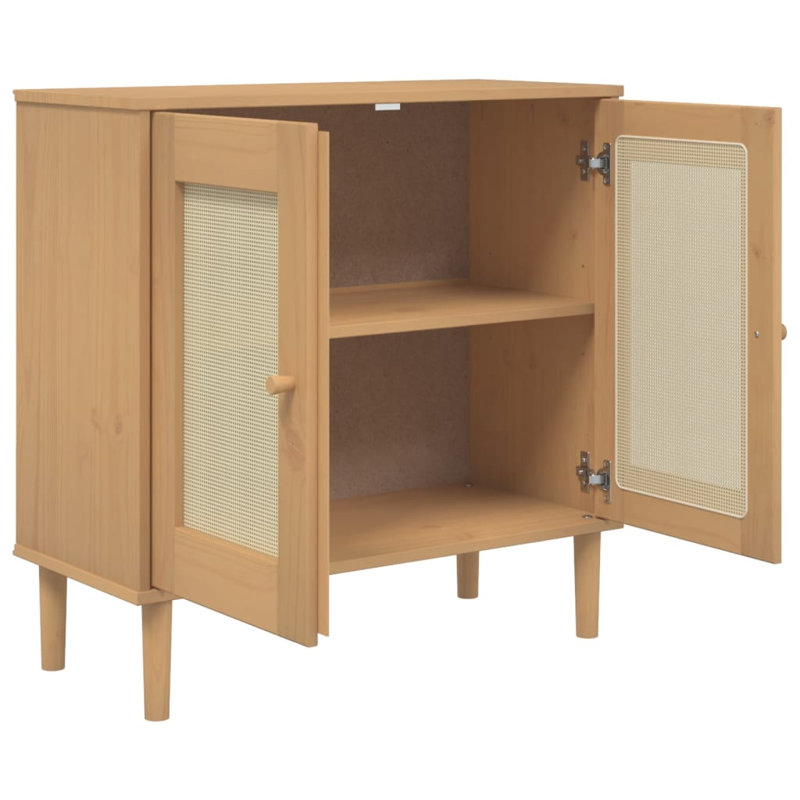 Nadav 2 - Door Rectangle Accent Cabinet, Brown
