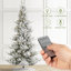 Sapin de Noël mince avec lumières-1861404141