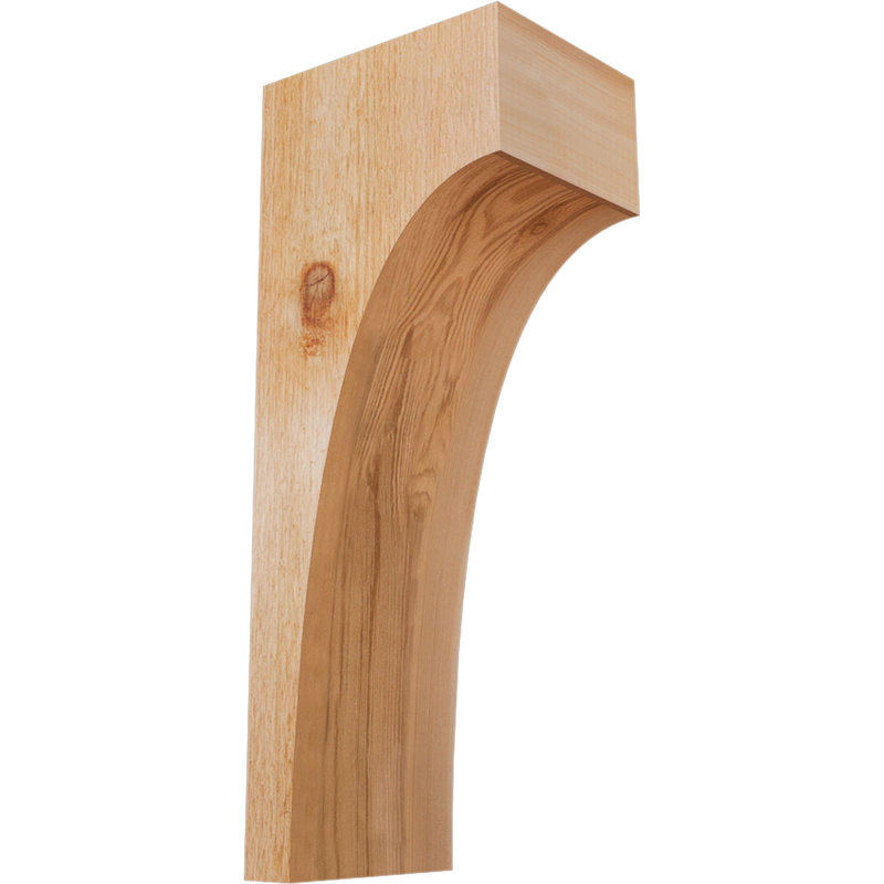 Huntington Corbel, H 20 po x l 6 po x P 8 po, Sciage brut, Cèdre rouge