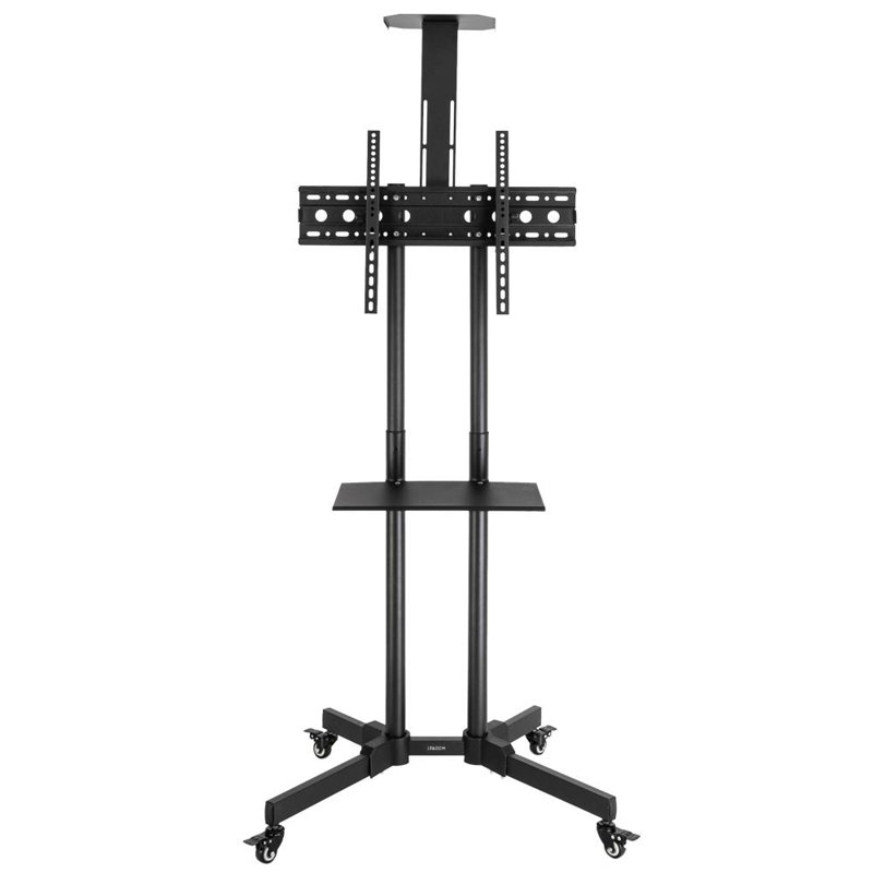 Support de plancher noir avec tablette pouvant supporter jusqu'à 132 lb