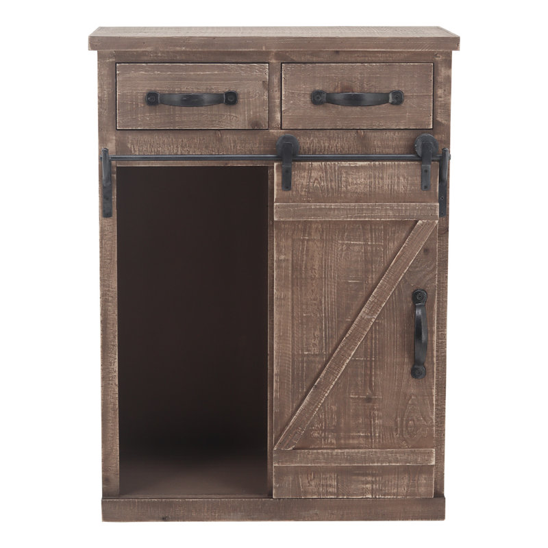 Akeyia Accent Cabinet, Rustic Brown