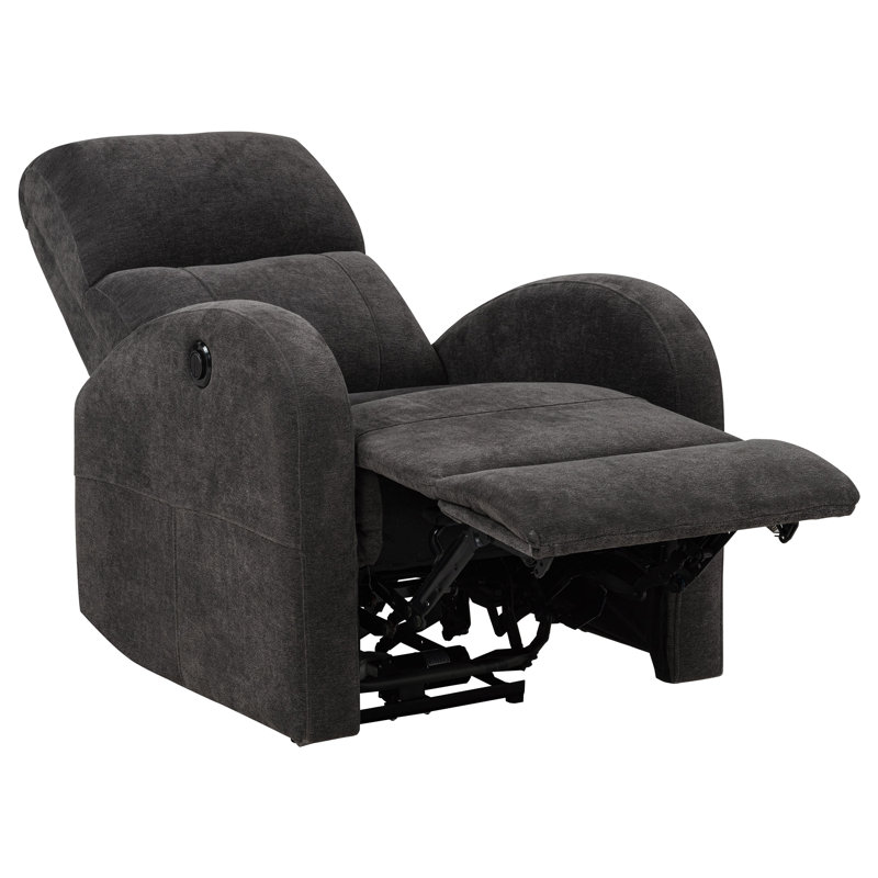 Fauteuil inclinable électrique gris anthracite Grant, Gris