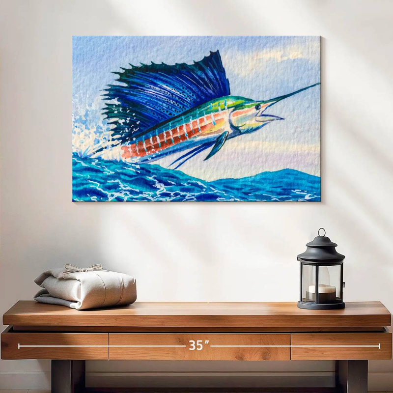 Brampt Sailfish, 16" H x 24" W