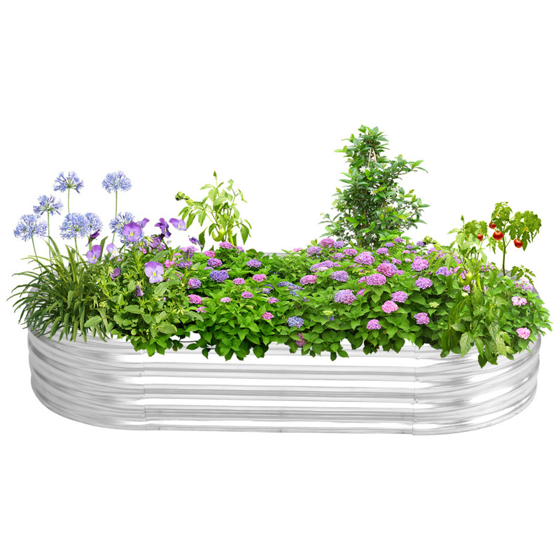 Lit de jardin galvanisé 6X3x1ft