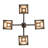 Tondrea 4 - Light Dimmable Geometric Chandelier