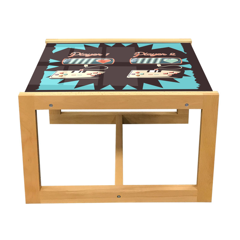 Inverson Trestle Coffee Table, 40cm H x 46.5cm W x 62cm D