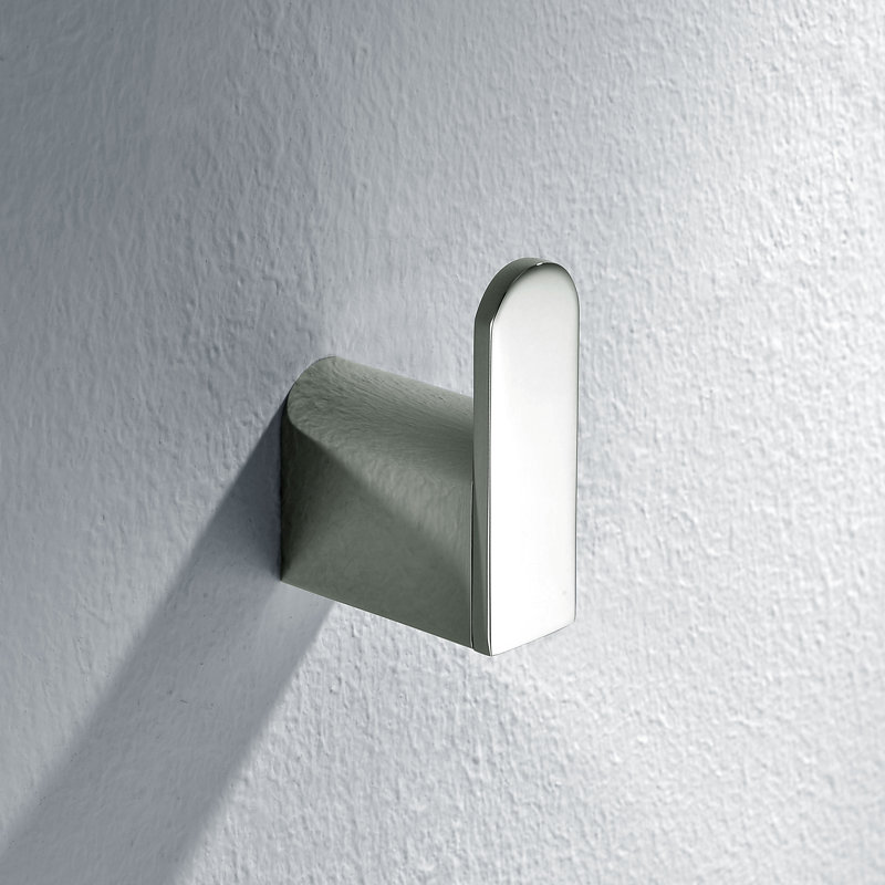 Swinson Fixture Wall Mounted Robe Hook, Brushed Nickel