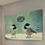 « hello oiseaux 2 » par robin, reproduction d’art sur toile tendue-16277486