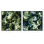Corienne - Ensemble de 2 collages carrés abstraits-101843283-101843280