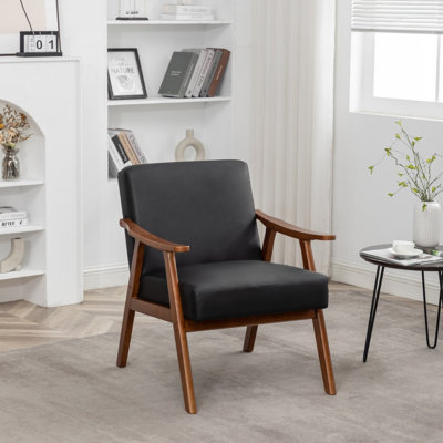 Fauteuil avec structure en bois massif