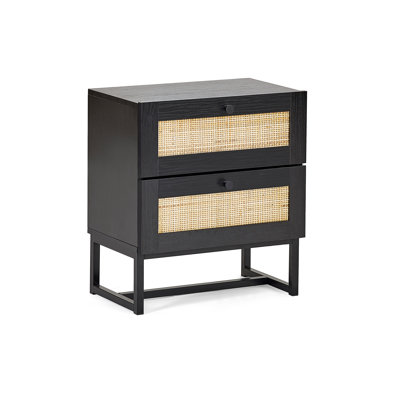Bourges 50cm W Manufactured Wood Bedside Table
