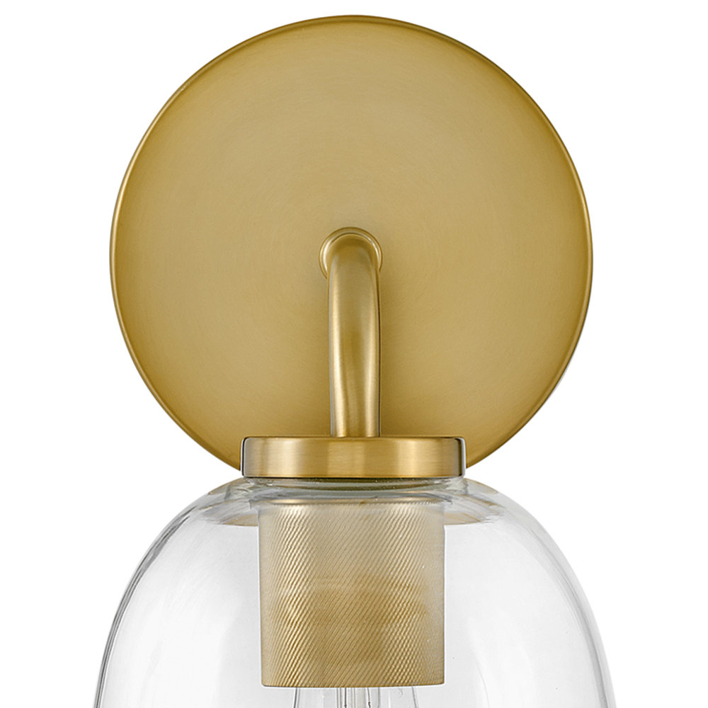 Avelin Single Dimmable Bath Sconce, Gold