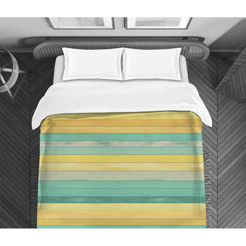 Horizontal Stripe Comforter, Twin Extra Long