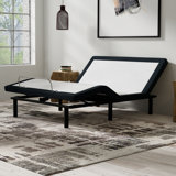 Zero Gravity Adjustable Bed With Wireless Remote, Adjustable Base Queen Long, Massage, USB, LED Night Light, Zero Clearance,