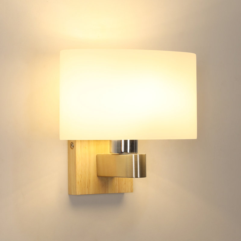 Oval Glass 18Cm Flush Mounted Sconce