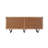 4-door Geometric Pattern Solid Wood Sideboard