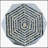 Exquisite Hexagon Garden Stool with Capiz Inlay and Diamond Design, a Stylish and Functional Accent Piece
