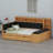 Versatile Sleeper Bench Featuring Upholstered Headboard, Open Shelving, Trundle Bed, and Power Hub-1521326378