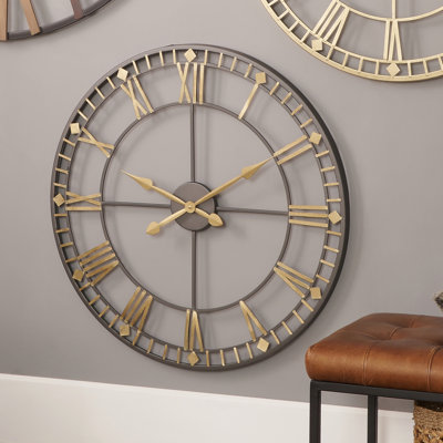 Beaver Creek Metal Wall Clock