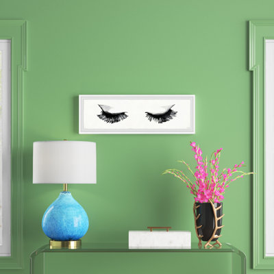 " Look at My Lashes " Watercolor Print