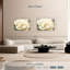 Fleur de magnolia sur fond gris-609330315-609330314