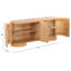 Jesbelina Oval 4 Door Wood Sideboard-836141013