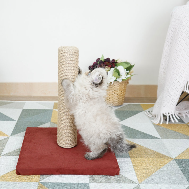 Dufrene Scratching Post, Burgundy