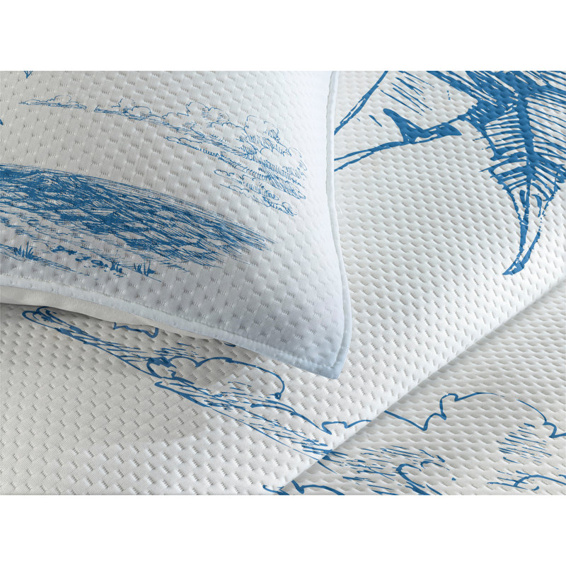 Coastal Polyester Coverlet