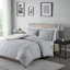Ensemble d'édredon en duvet synthétique réversible simple