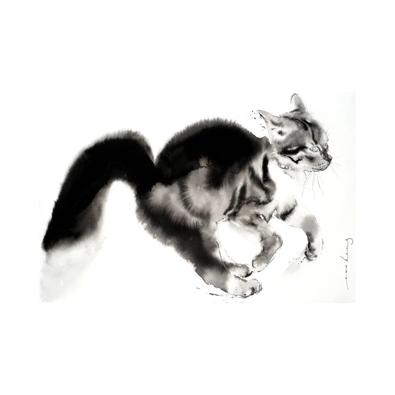 Chaser 1 Piece Wrapped Canvas Wall Art