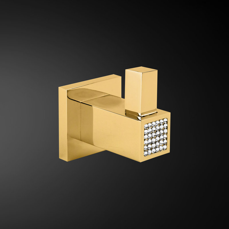 Swarovski Skip Diamond Wall Hook, Polished Gold