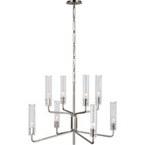 Aerin Montmartre Medium Chandelier in Antique Brass by Visual Comfort  Signature at Destination Lighting