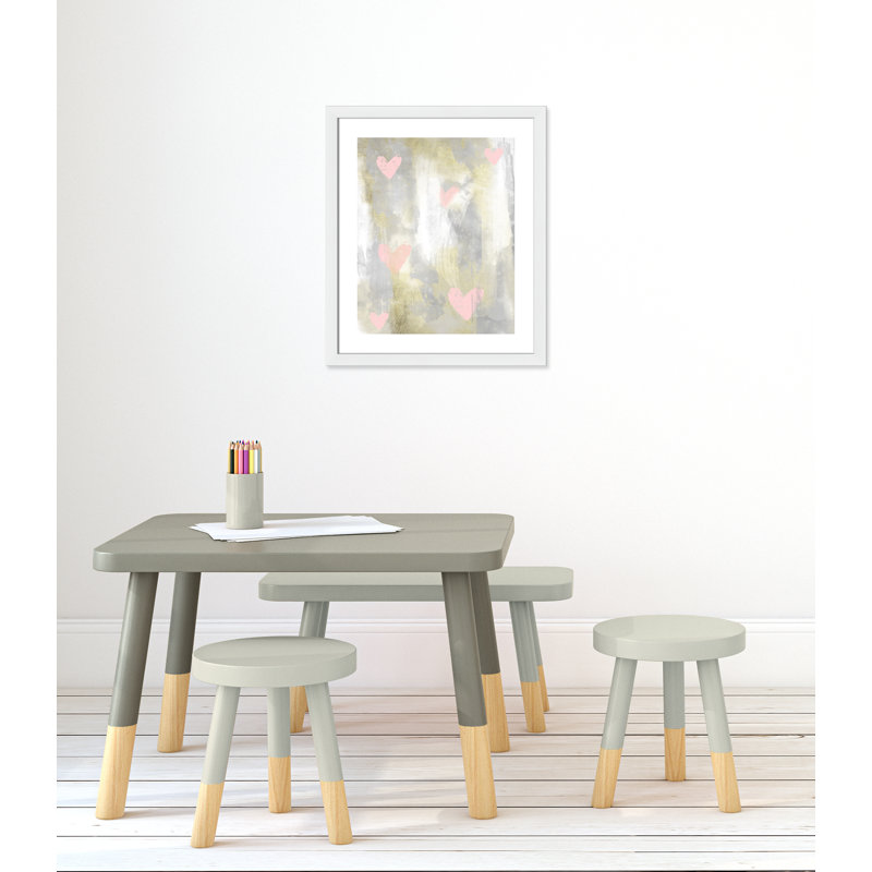 Décoration murale 1 enfant love explosion, 24.5" H x 20.5" W x 0.63" D, Cadre blanc