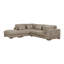Canapé avec méridienne avec repose-pieds de 107 po de large Beeston-124445606-109722010