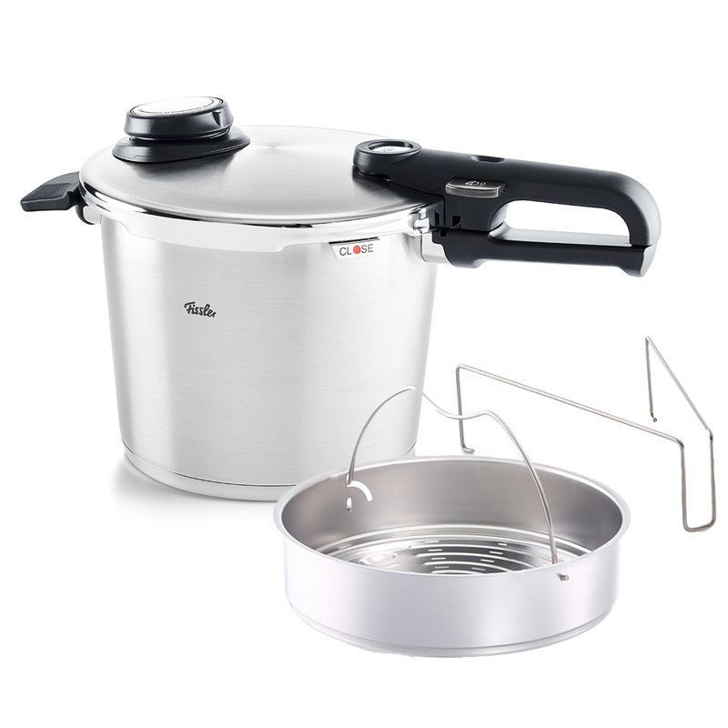 Vitavit® Premium Stovetop Pressure Cooker, 6.3 Qt.