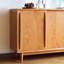 Buffet simple en bois massif avec rangement-308130813