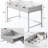 Multi-functional Dressing & Office Table With Hidden Flip Mirror, Spacious Storage, And Compact Design -1834100266