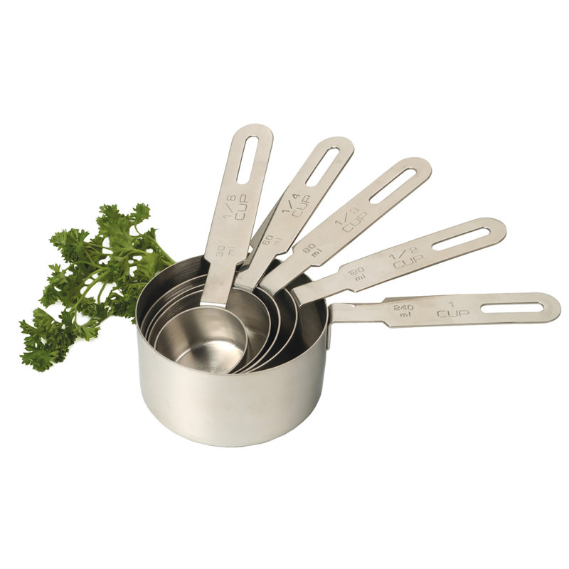 Design Imports 5 -Piece Stainless Steel Measuring Cup Set
