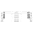 Double Washing and Drying Machine Pedestal White